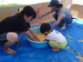 Photo：７月７日　子育て支援の様子