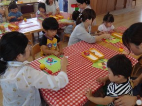 Photo：８月３日　子育て支援の様子