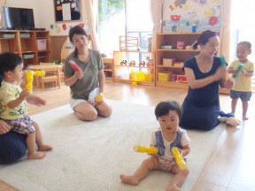 Photo：８月９日　子育て支援の様子