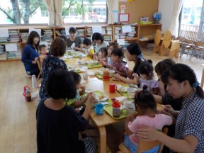 Photo：７月２６日　子育て支援の様子