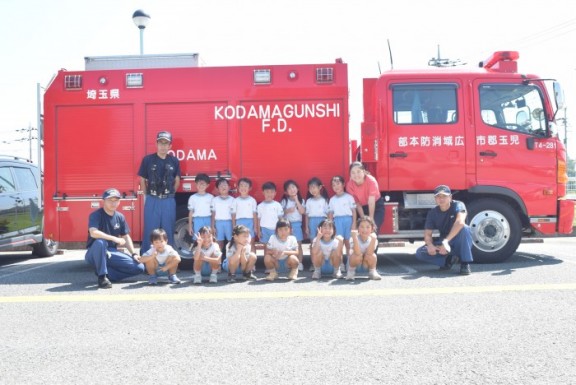 ばら組　消防署立ち合い訓練