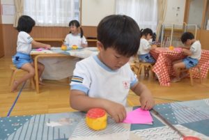 ばら組　製作の様子