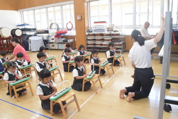 ばら組　器楽指導