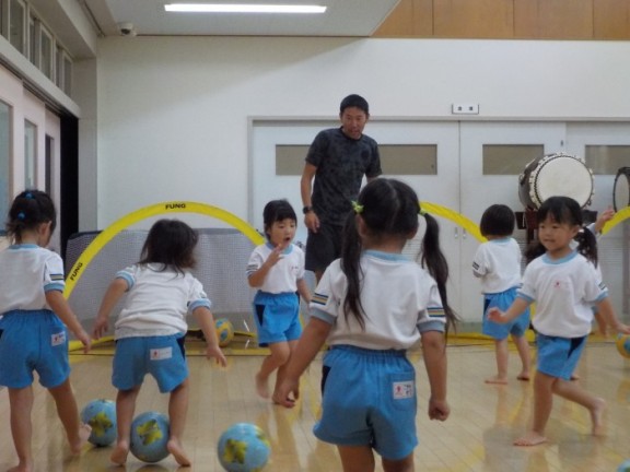 さくら組　サッカー指導