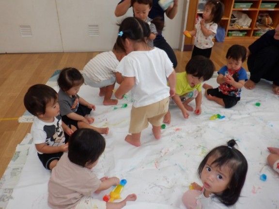 つくし組　氷あそび