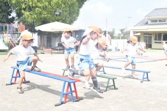 ゆり組　体育指導